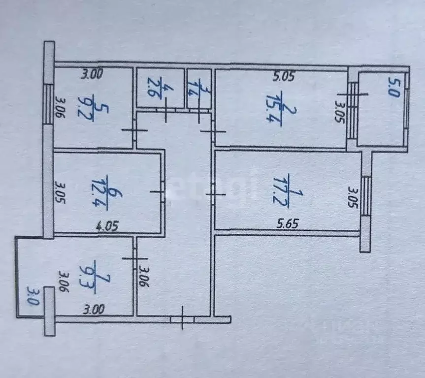 4-к кв. Дагестан, Махачкала ул. Богатырева, 33 (100.0 м) - Фото 2