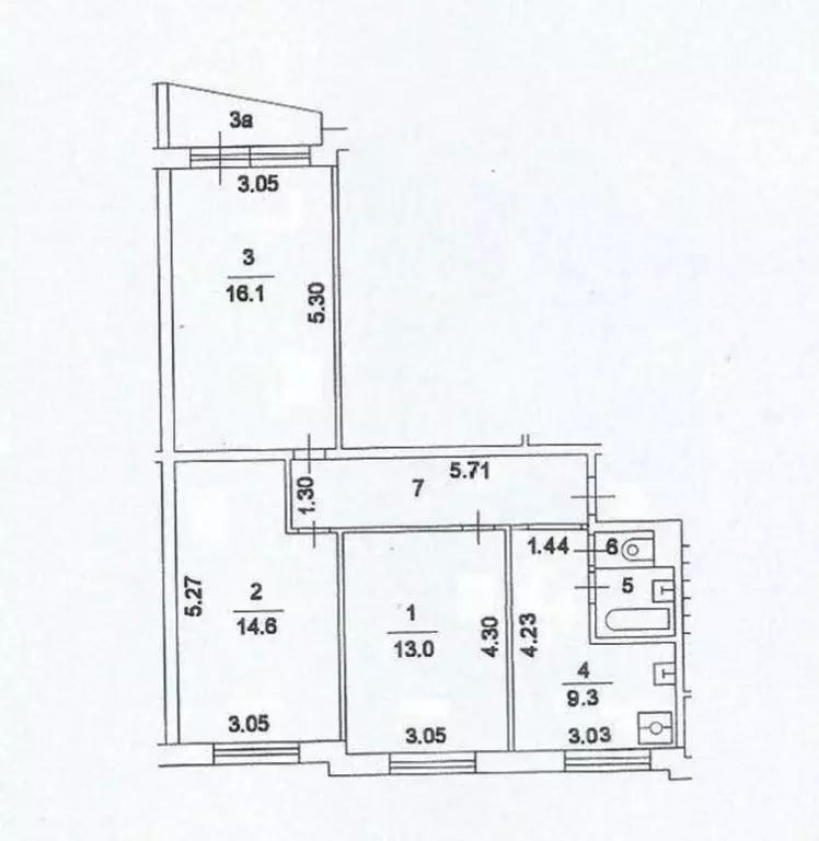 3-к кв. Москва ул. Академика Арцимовича, 20 (63.1 м) - Фото 0