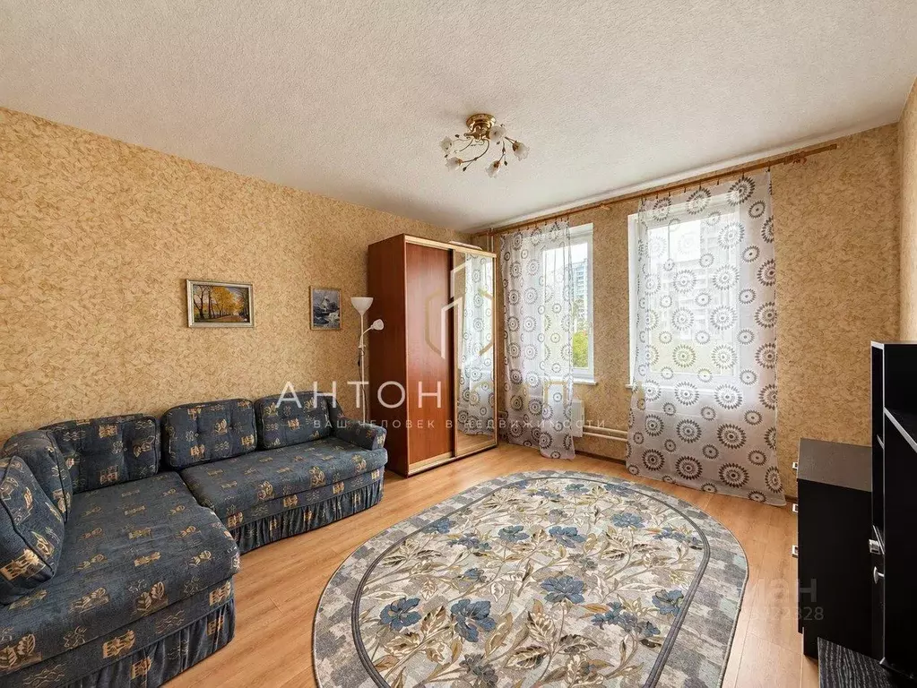 Квартира, 1 комната, 39.4 м - Фото 1