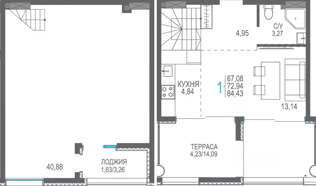 1-к кв. Крым, Сакский район, Лесновское с/пос, с. Прибрежное Розовое ... - Фото 1