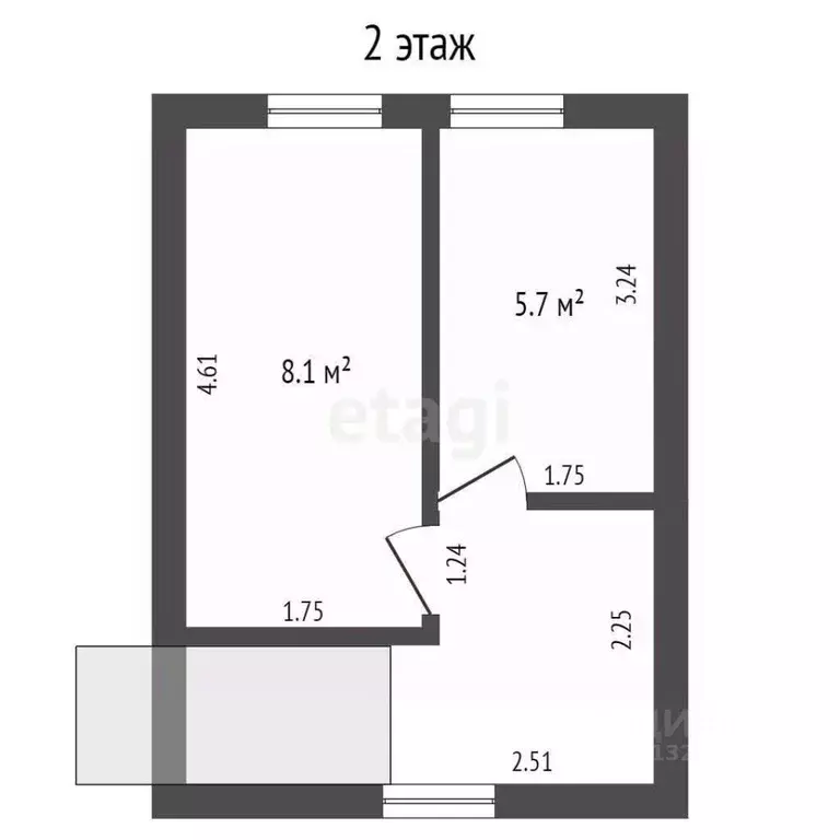 Дом в Вологодская область, д. Киндеево  (75 м) - Фото 1
