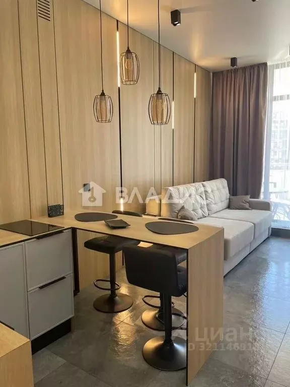 Студия Калининградская область, Зеленоградск ул. Гагарина, 87 (29.4 м) - Фото 1