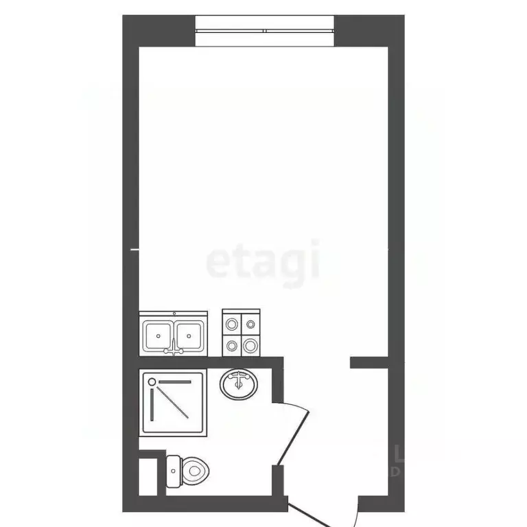 Студия Кемеровская область, Кемерово бул. Строителей, 73А (27.1 м) - Фото 2