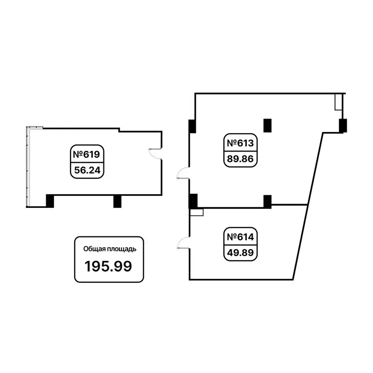 Офис (195.99 м) - Фото 1