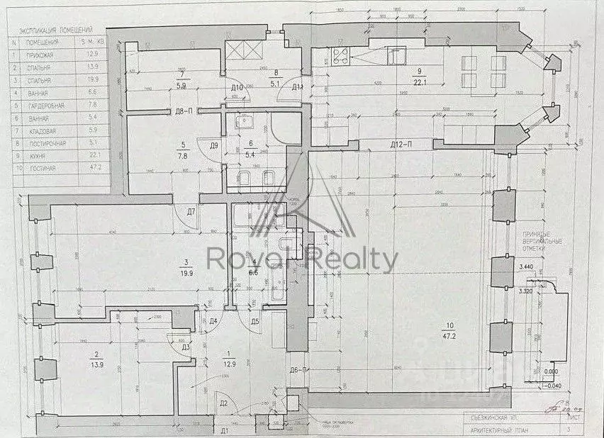3-к кв. Санкт-Петербург Съезжинская ул., 27 (150.0 м) - Фото 1