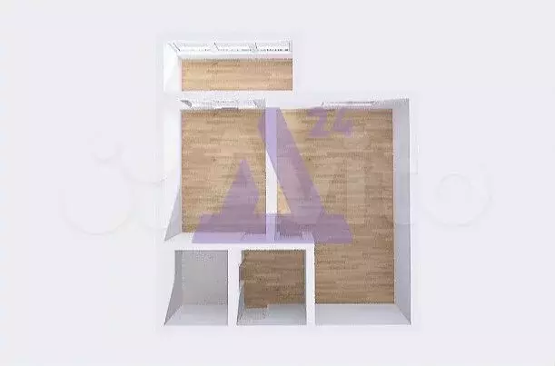 2-к. квартира, 50,7 м, 6/9 эт. - Фото 0