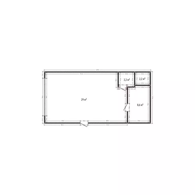 Квартира-студия: Махачкала, улица Хаджи Булача, 8Д (45 м) - Фото 1