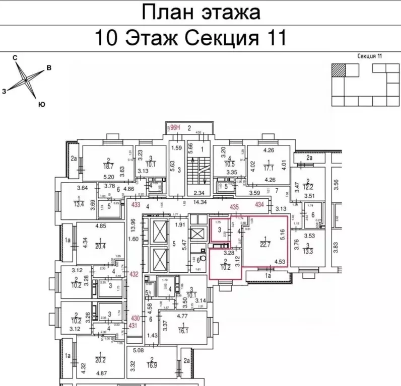 1-к кв. Москва ул. Кедрова, 16К3 (45.0 м) - Фото 2