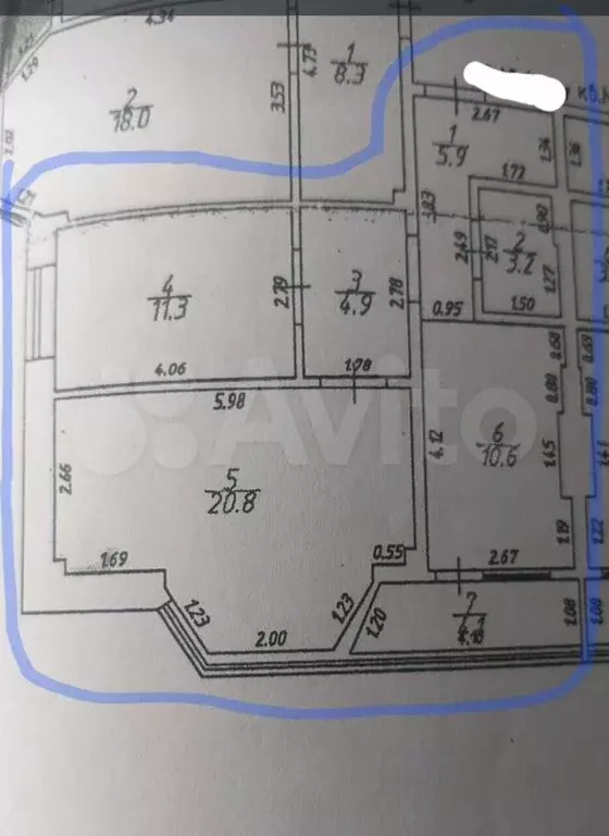 2-к. квартира, 67 м, 1/9 эт. - Фото 0