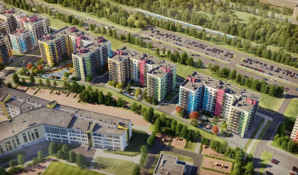 1-к кв. Ленинградская область, Гатчина Въезд мкр,  (42.55 м) - Фото 1