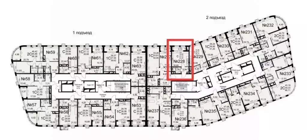 Студия Тульская область, Тула ул. Федора Смирнова, 2к1 (24.3 м) - Фото 2