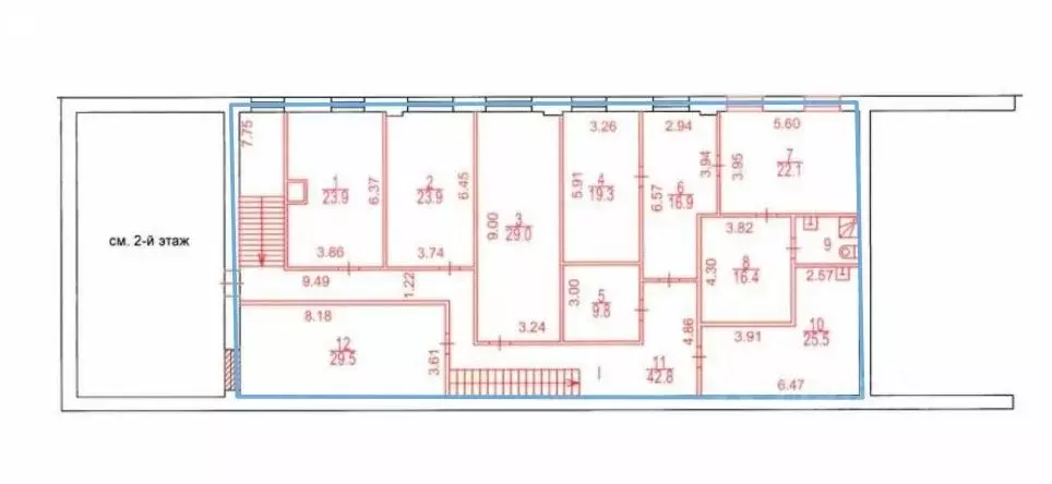 Офис (296 м) - Фото 2