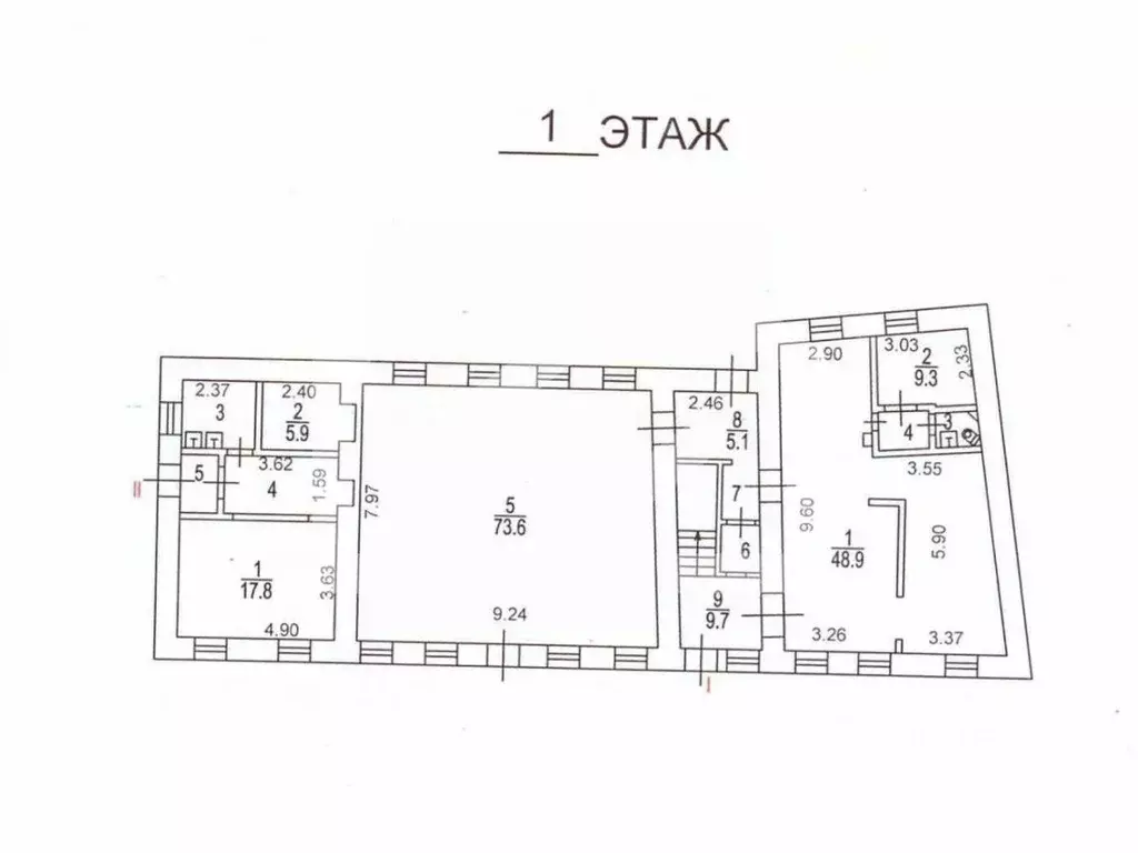 Помещение свободного назначения в Москва Люсиновская ул., 7/8С1 (365 ... - Фото 2