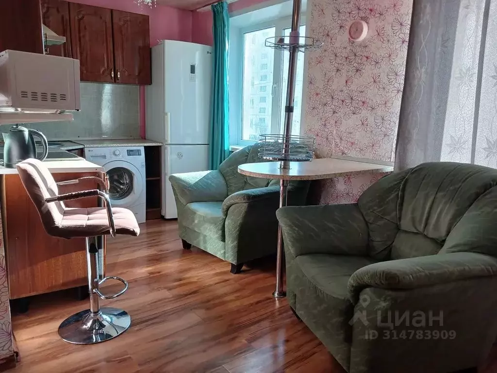 Студия Магаданская область, Магадан ул. Гагарина, 6 (33.0 м) - Фото 0