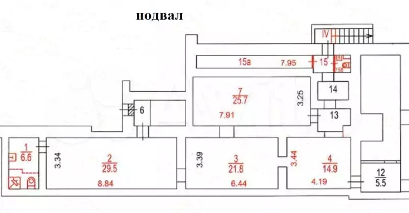 Подвал 130 м2 с отдельным входом в Пресненском рай - Фото 0