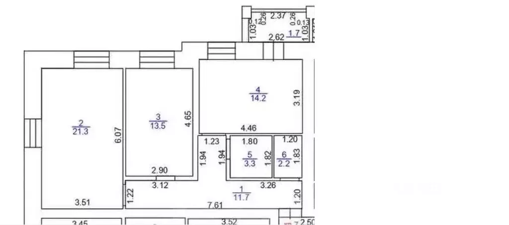 3-к кв. Кировская область, Киров ул. Герцена, 24 (66.8 м) - Фото 2