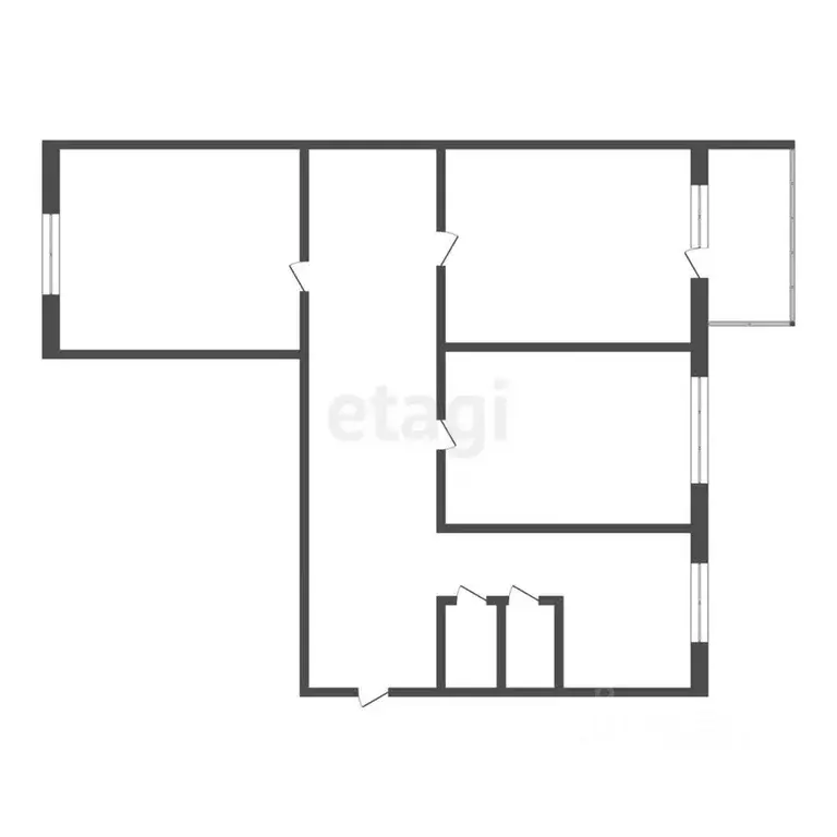 3-к кв. Бурятия, Улан-Удэ Тобольская ул., 49 (56.4 м) - Фото 0