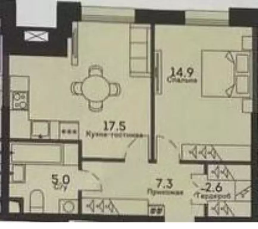 2-к кв. Москва ул. Архитектора Власова, 71к2 (47.3 м) - Фото 0