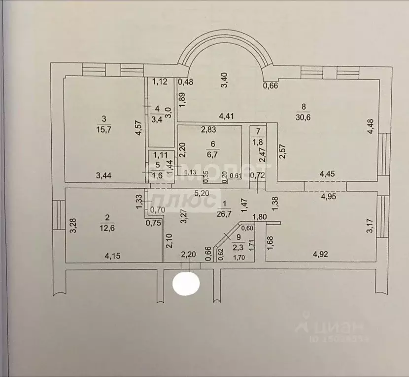 3-к кв. Московская область, Дмитров ул. Подлипичье, 6 (101.4 м) - Фото 2