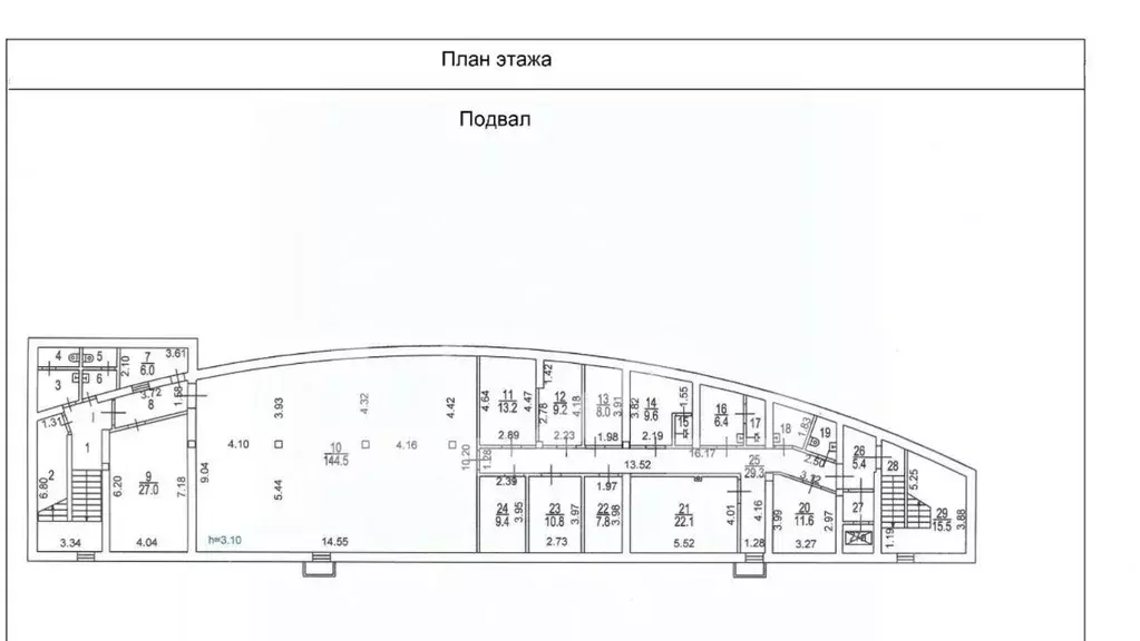 Помещение свободного назначения в Москва ул. Плещеева, 32 (1301 м) - Фото 2