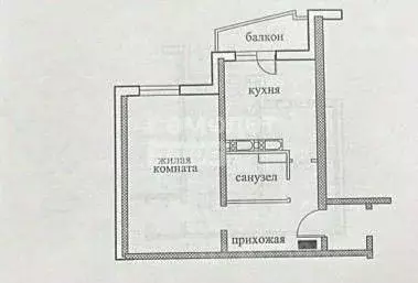 1-к кв. Москва Нагатинская наб., 46 (41.4 м) - Фото 2