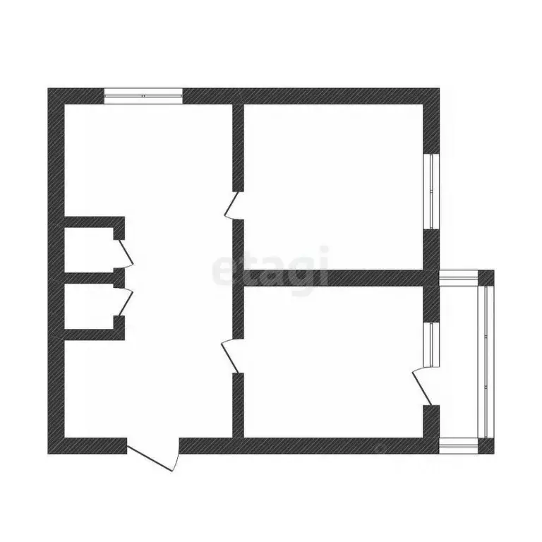 2-к кв. Приморский край, Владивосток ул. Краева, 8 (43.2 м) - Фото 1