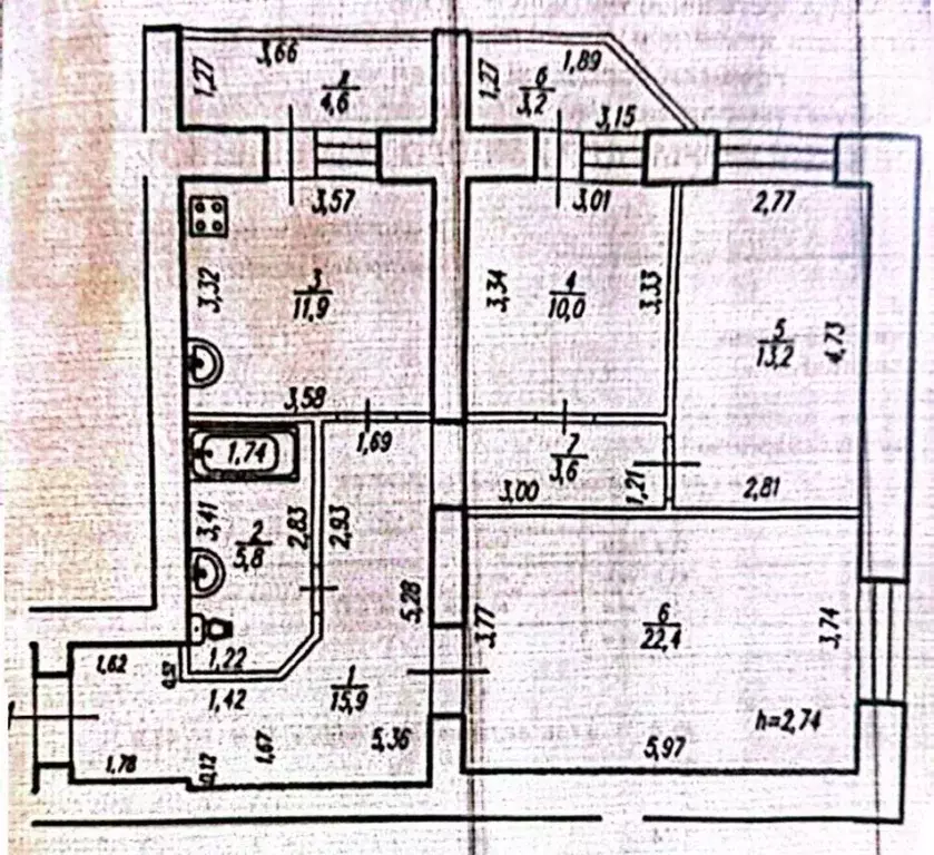 3-к кв. Башкортостан, Уфа ул. Георгия Мушникова, 11/4 (82.8 м) - Фото 1