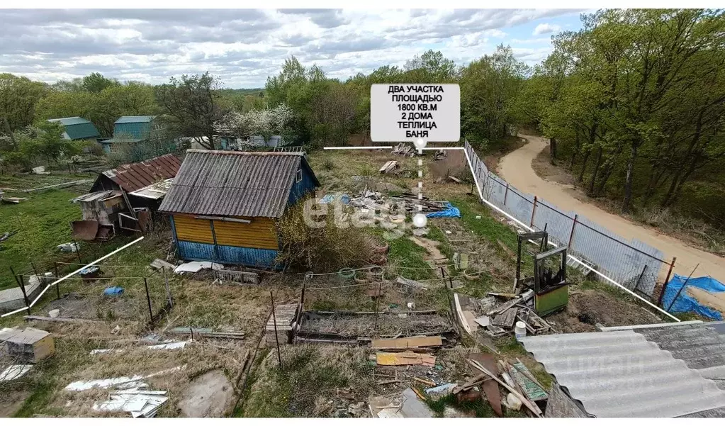 Дом в Приморский край, Надеждинский район, Брусника СНТ  (47 м) - Фото 0