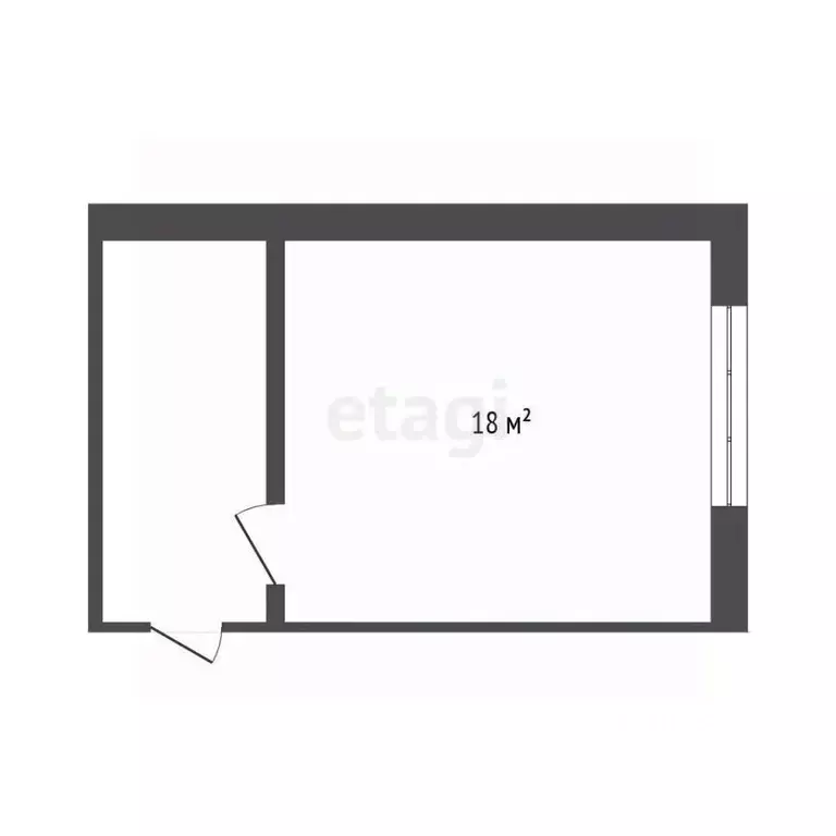 Комната Мордовия, Саранск ул. Пушкина, 10 (18.1 м) - Фото 1