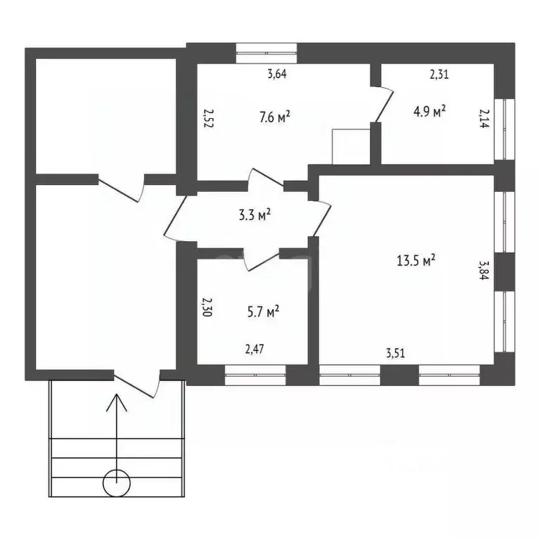 Дом в Амурская область, с. Ивановка ул. Кирова, 43 (35 м) - Фото 2