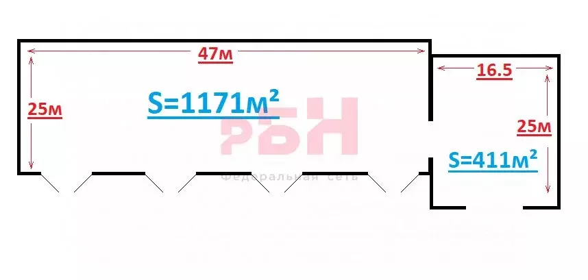 Склад в Свердловская область, Асбест ул. Плеханова, 9/1 (1582 м) - Фото 2