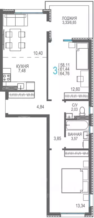 Студия Крым, Сакский район, Лесновское с/пос, с. Прибрежное Розовое ... - Фото 0