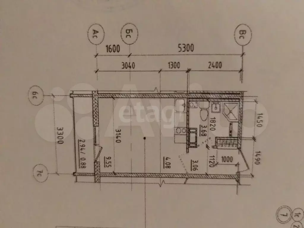 Квартира-студия, 21,8 м, 4/18 эт. - Фото 0
