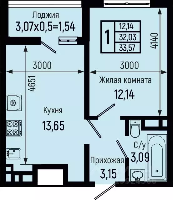 1-к кв. Краснодарский край, Туапсинский муниципальный округ, с. Небуг ... - Фото 0