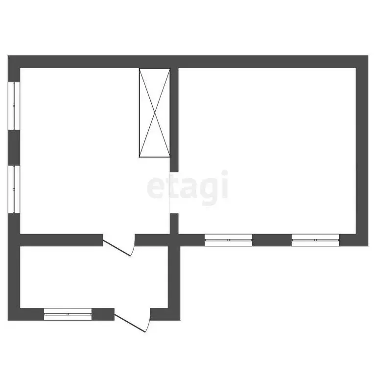 Дом в Кыштым, Солонцовая улица (37.7 м) - Фото 1
