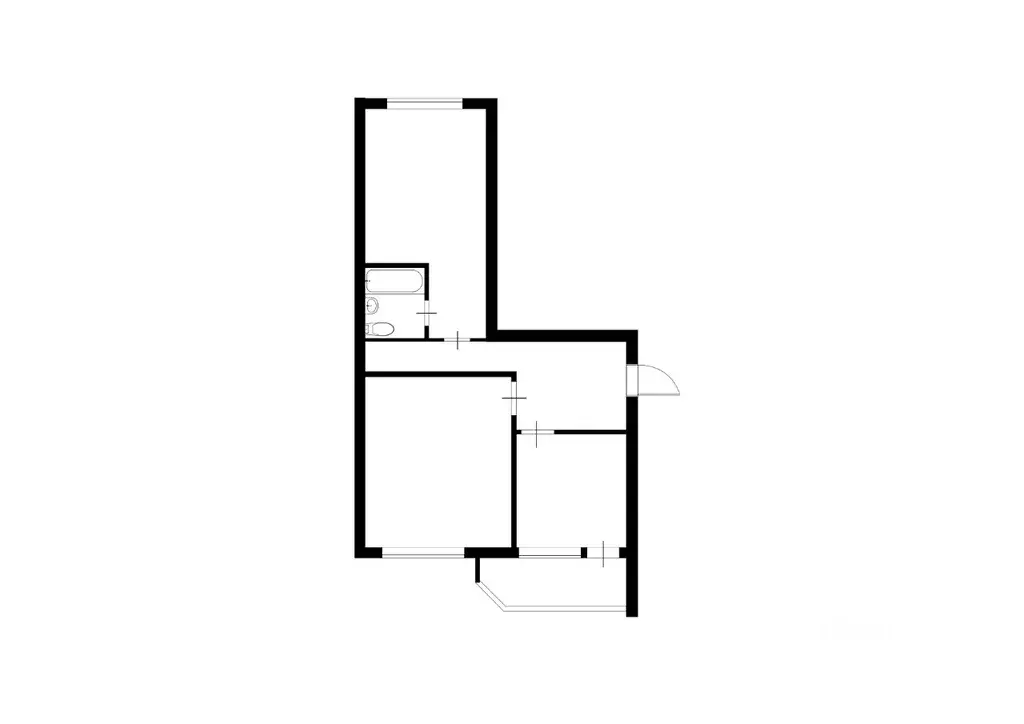 2-к кв. Владимирская область, Ковров ул. Туманова, 13 (54.1 м) - Фото 1