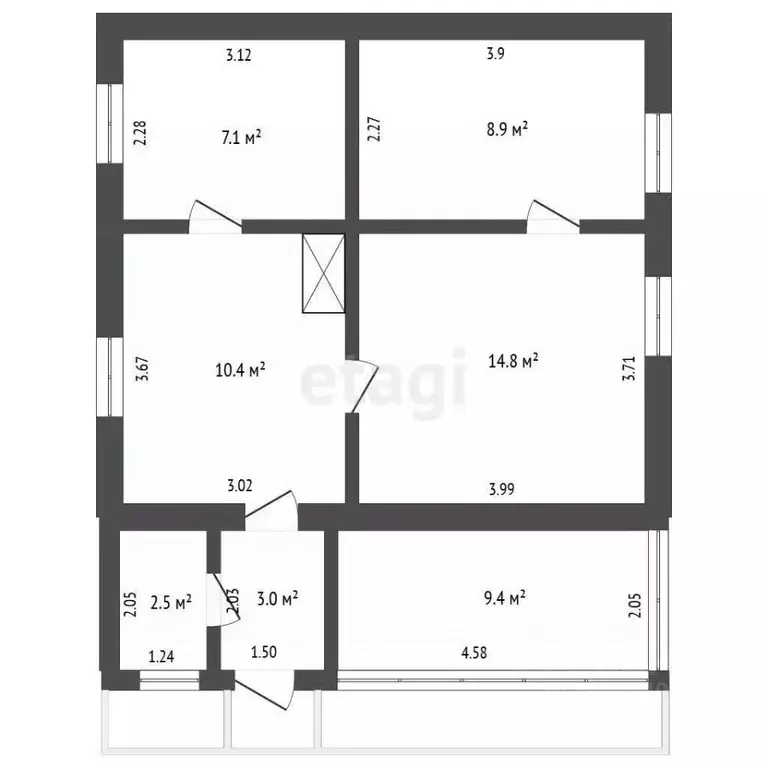 Дом в Крым, Кировский район, Абрикосовское с/пос, с. Бабенково ул. ... - Фото 2