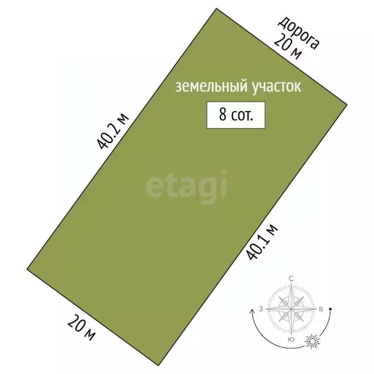 Участок в Вологодская область, Череповец ул. Нижегородская (8.0 сот.) - Фото 1
