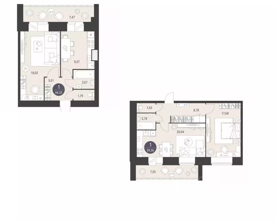 1-к кв. Марий Эл, Йошкар-Ола ул. Меримского, 6 (44.0 м) - Фото 1