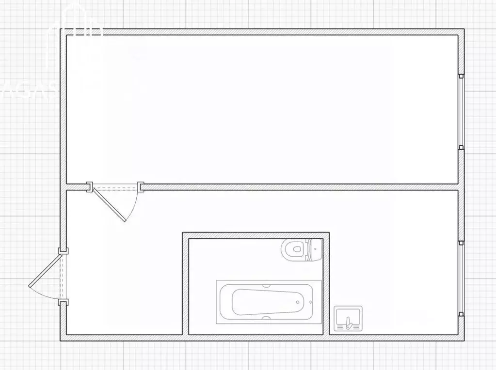 1-к кв. Ставропольский край, Пятигорск ул. Юлиуса Фучика, 6К1 (32.5 м) - Фото 2