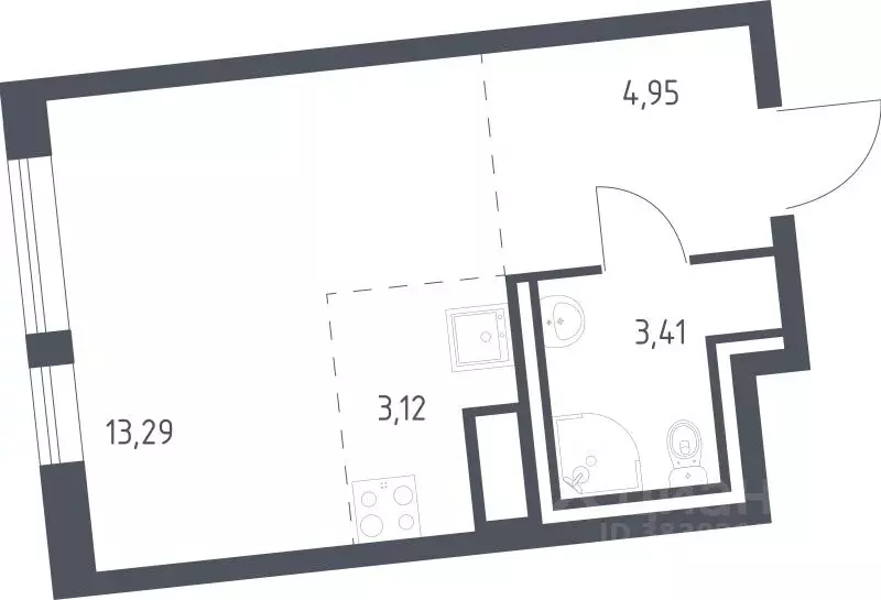 Студия Ленинградская область, Ломоносовский район, Лаголовское с/пос, ... - Фото 1