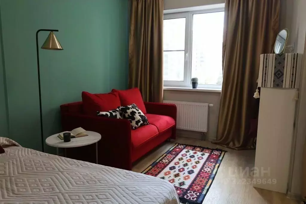 1-к кв. Свердловская область, Екатеринбург ул. Московская, 75 (43.0 м) - Фото 1