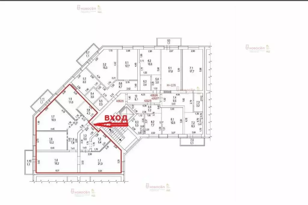 4-комнатная квартира: Екатеринбург, улица Очеретина, 11 (104 м) - Фото 0