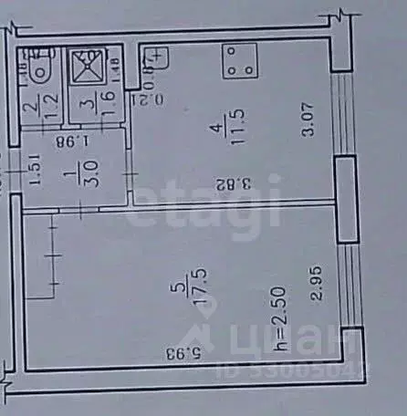 1-к кв. Забайкальский край, Чита ул. Строителей, 90 (34.8 м) - Фото 1