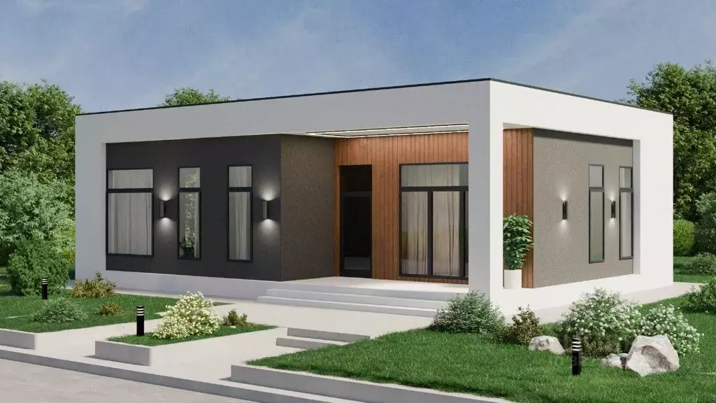 Дом в Крым, Симферопольский район, Молодежное пгт ул. Центральная (110 ... - Фото 2