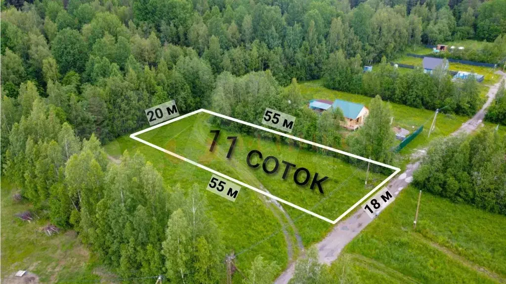 Участок 11 сот. (СНТ, ДНП) - Фото 0