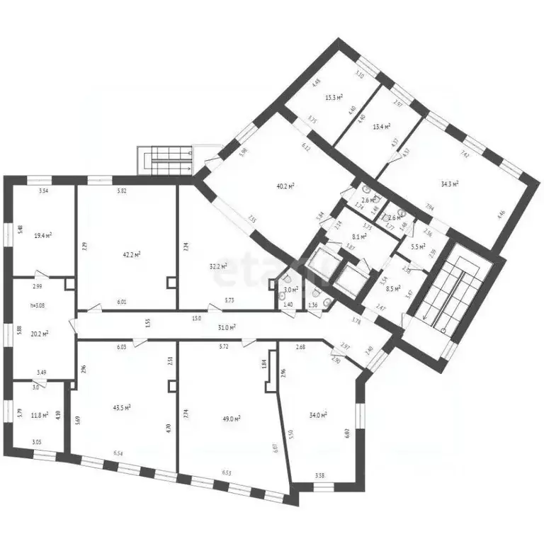 Офис в Тюменская область, Тюмень ул. Володарского, 14 (419 м) - Фото 1