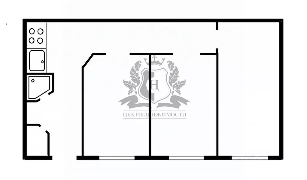 2-к кв. Санкт-Петербург ул. Декабристов, 11 (57.3 м) - Фото 2