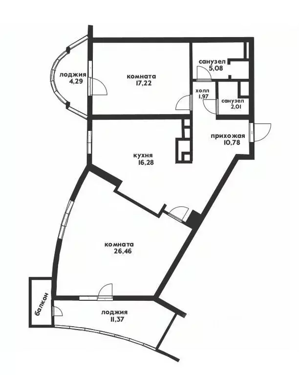 2-к кв. Краснодарский край, Геленджик Приморская ул., 30А (95.0 м) - Фото 2