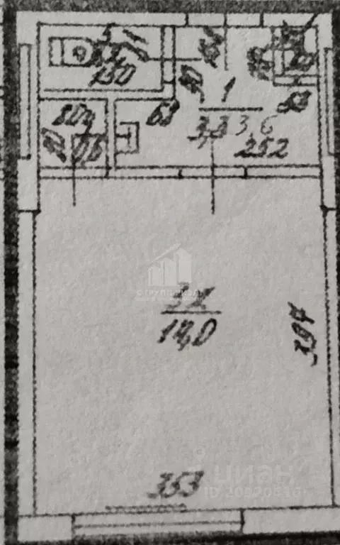 1-к кв. Калининградская область, Калининград Серпуховская ул., 24 ... - Фото 2
